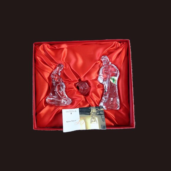 Waterford Crystal Three Piece The Nativity Collection Open Box - Picture 7 of 13